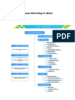Create Mind Map in Word: All-in-One Diagram Solution