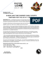 12 - 15 B-Sens Partner With Time Warner Cable Sports