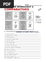 Comparatives EXERCISES 2