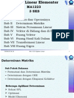 Bab II Determinan Matriks