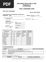 Adventist University of The Philippines: Family Assessment Guide
