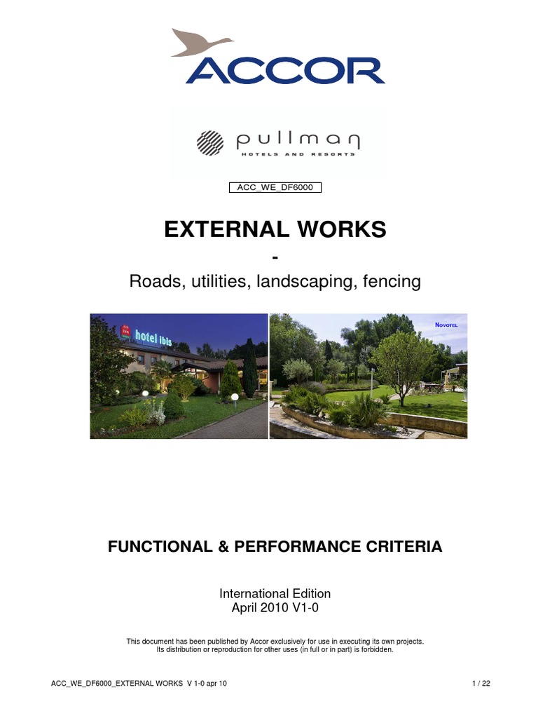 External Works Criteria Overview | PDF | Stairs | Road