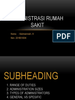 Administrasi Rumah Sakit