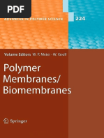 (Advances in Polymer Science 224) Han Zhang, James R. Joubert, S. Scott Saavedra (auth.), Wolfgang Peter Meier, Wolfgang Knoll (eds.) - Polymer Membranes_Biomembranes-Springer-Verlag Berlin Heidelberg