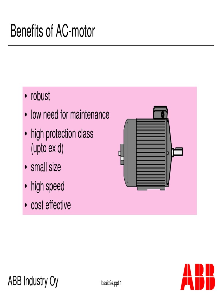 Benefits of ACmotor PDF Electric Motor Inductance