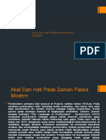 Akal Dan Hati Pada Zaman Paska Modern