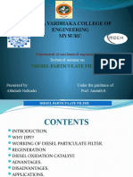 Vidya Vardhaka College of Engineering Mysuru: "Diesel Particulate Filter"