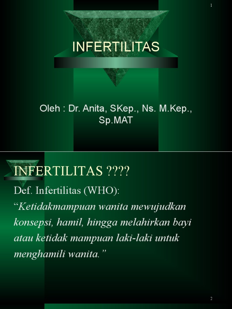 Penyebab dan Faktor Infertilitas Pria dan Wanita | PDF