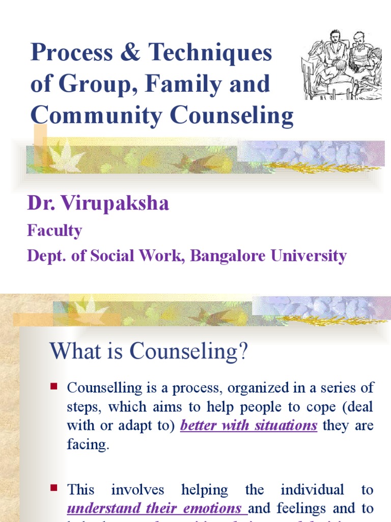 Counseling Techniques Overview | PDF | Psychotherapy | Family