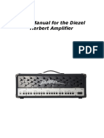 User Manual For The Diezel Herbert Amplifier