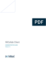 Mitel MiCollab Client Admin Guide 7.2 PDF