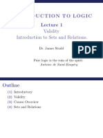 Introductiontologic Validity Introduction To Sets and Relations