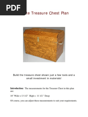 Pirate Treasure Chest Plan