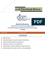 Dynamics of Electrical Drives