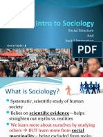 Chapter 1 Nature of Sociology Notes