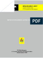 SPLN D3.006-1 2017 - Meter Statik Energi Listrik Fase Tiga PDF