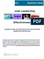 Personal Leadership Effectiveness PDF