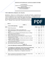 SOT Strength of Materials Problems and Solutions