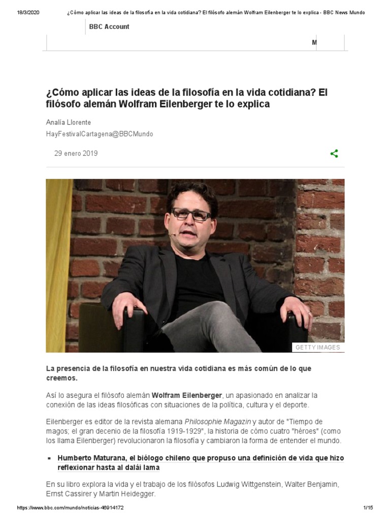 ¿Cómo aplicar las ideas de la filosofía en la vida