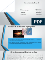 Particle in A Box Quantum Mechanics Advance Theory and Logic Gates