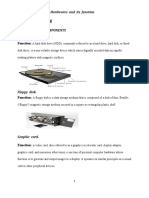 Computer Hardwares and Its Function