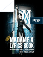 Madame X Lyrics Book DeLuxe Edition by MPAP & Divina Madonna