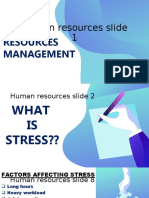 HR Stress Factors Motivation Strategies