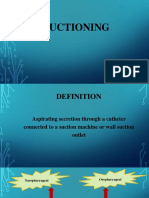 Suctioning