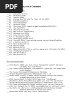 JD Robb Book List in Death Series | PDF