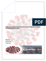 Corona COVID-19 Mobile Based Approach/Application