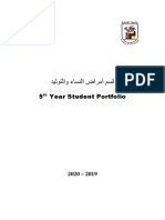5th Year Student Portfolio