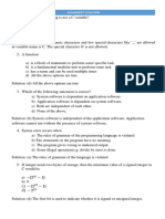 C Language Mutiple Choice Questions