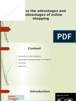 Discuss The Advantages and Disadvantages of Online Shopping: Student Name: LEI ERYA, Arya Student Number: 20090747