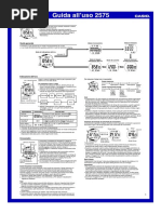 Istruzioni Casio qw2575