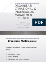 Organisasi Multinasional dan Pengendalian Manajemen Proyek Kelompok 6 .pptx