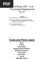 Download Land Rover LR3  Thermostat Replacement DIY by belewjo SN45477748 doc pdf