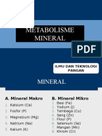 Metabolisme Mineral