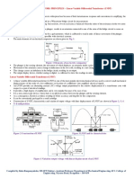 Electric Comparators: Principles and Applications of LVDT