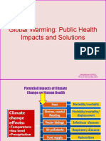 Global Warming: Public Health Impacts and Solutions