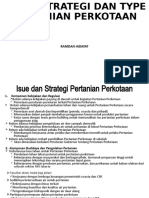 Issue, Strategi Dan Type Pertanian Perkotaan