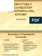 Estructura y Organizacion Territorial Del Estado