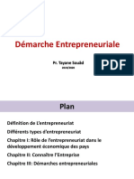 Démarche Entrepreneuriale 2019 2020