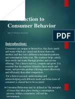 CH 1 Introduction To Consumer Behavior