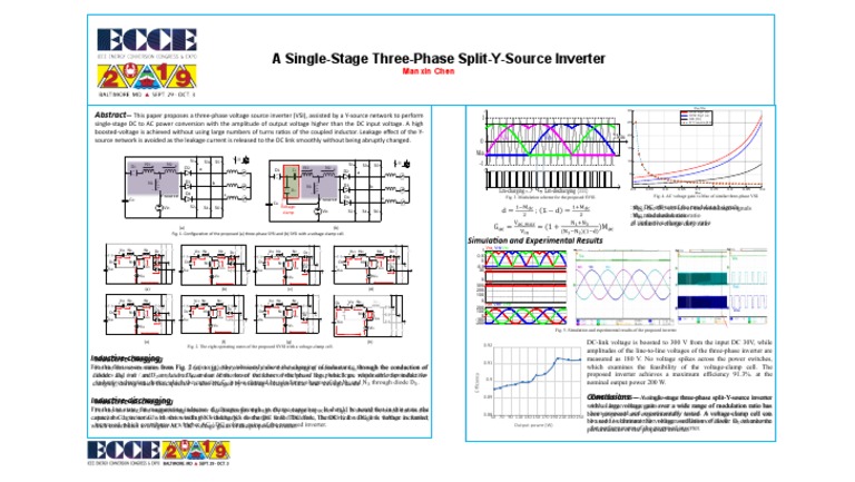 A Single-Stage Three-Phase Split-Y-Source Inverter | PDF | Power ...