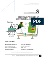 Flexural Strength of Concrete Beam Specimen: Laboratory Experiment No