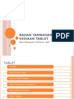 Bahan Tambahan Sediaan Tablet