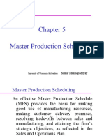 Master Production Scheduling: Samar Mukhopadhyay Samar Mukhopadhyay