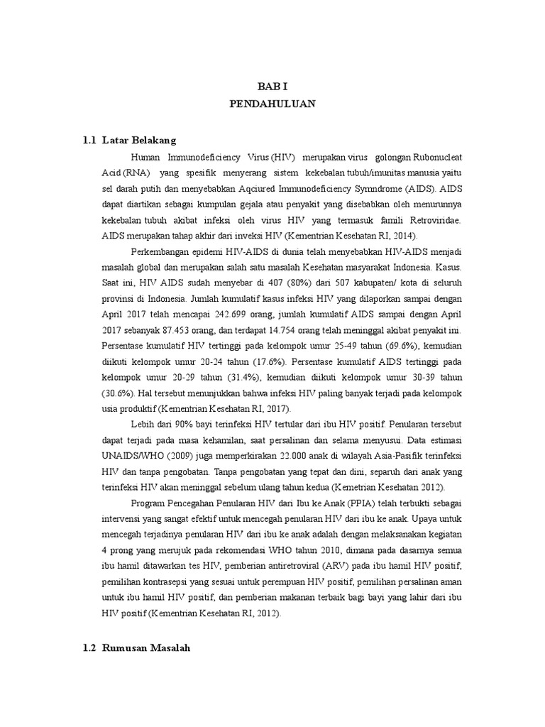 Hiv Pada Kehamilan | PDF