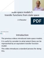 State Space 5 - Transfer Function Models From A State Space