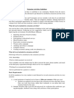 Final Guidelines For Extension Activity PDF